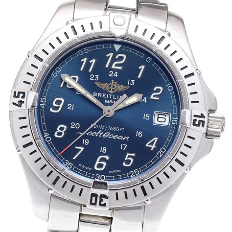 breitling colt ocean a64350|breitling ocean blue dial.